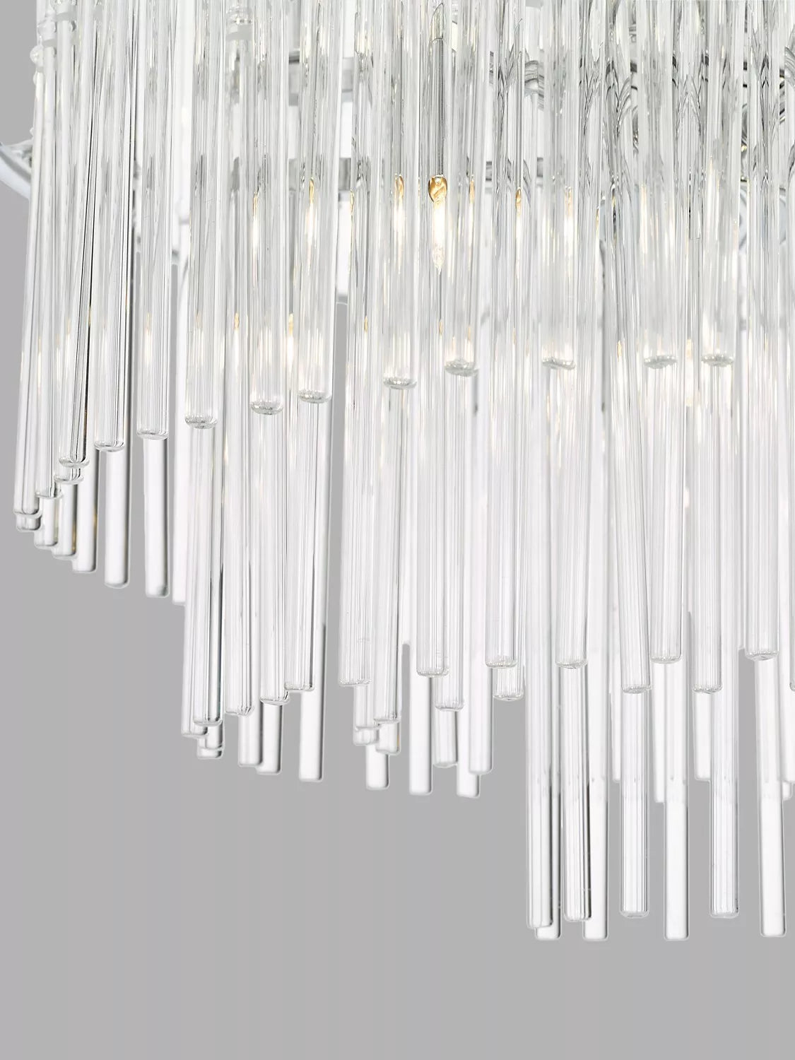 Art-Deco glass ceiling light adjustable height - British product