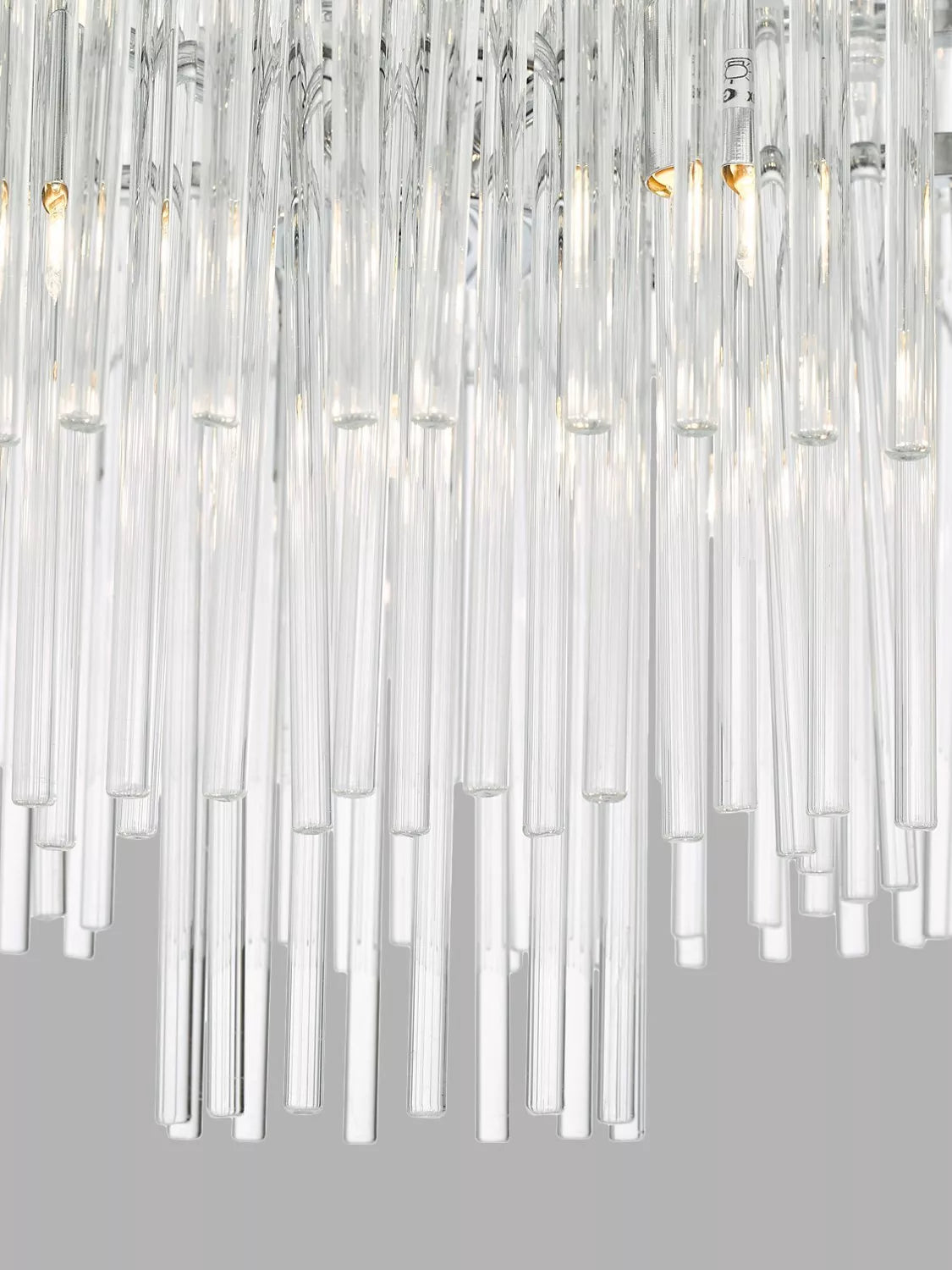Art-Deco glass ceiling light adjustable height - British product