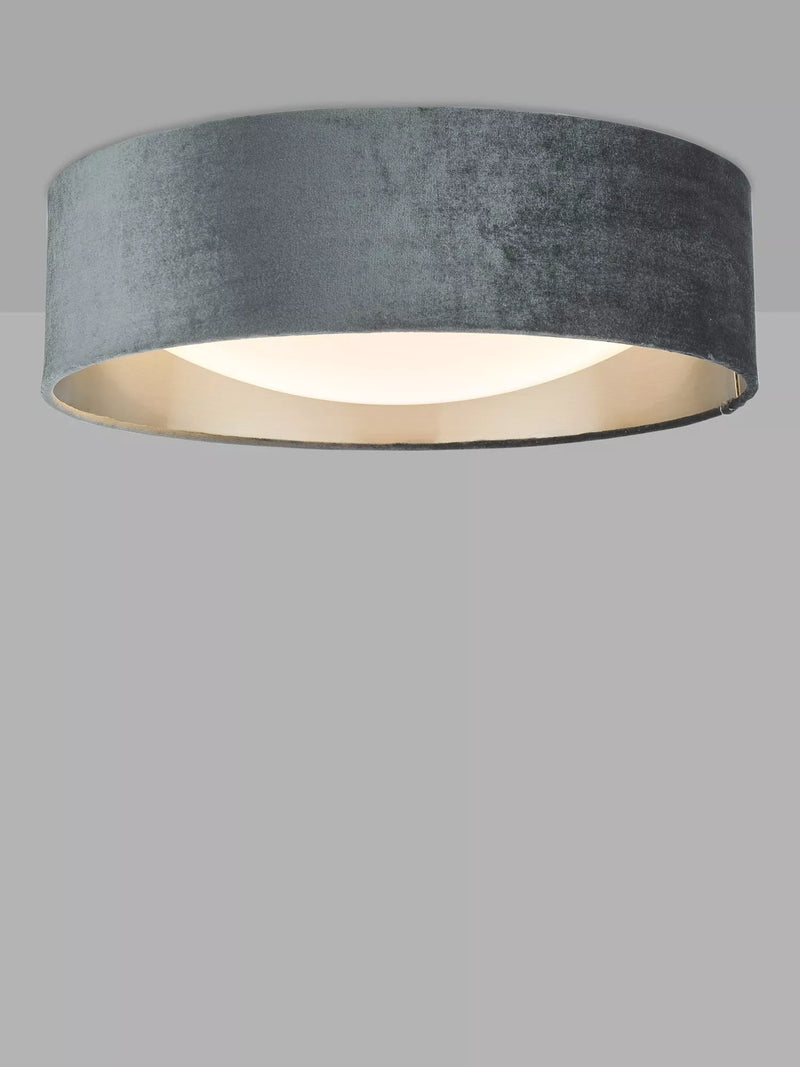 Där Nysa velvet flush ceiling light medium (British brand)