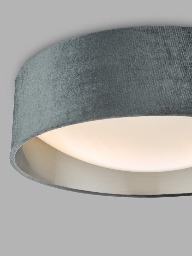 Där Nysa velvet flush ceiling light medium (British brand)
