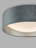 Där Nysa velvet flush ceiling light medium (British brand)