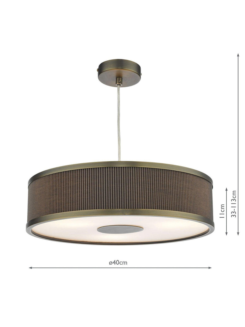 Där Alvaro small diffuser ceiling light - British product