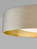 Där Nysa velvet flush ceiling light large (British brand)