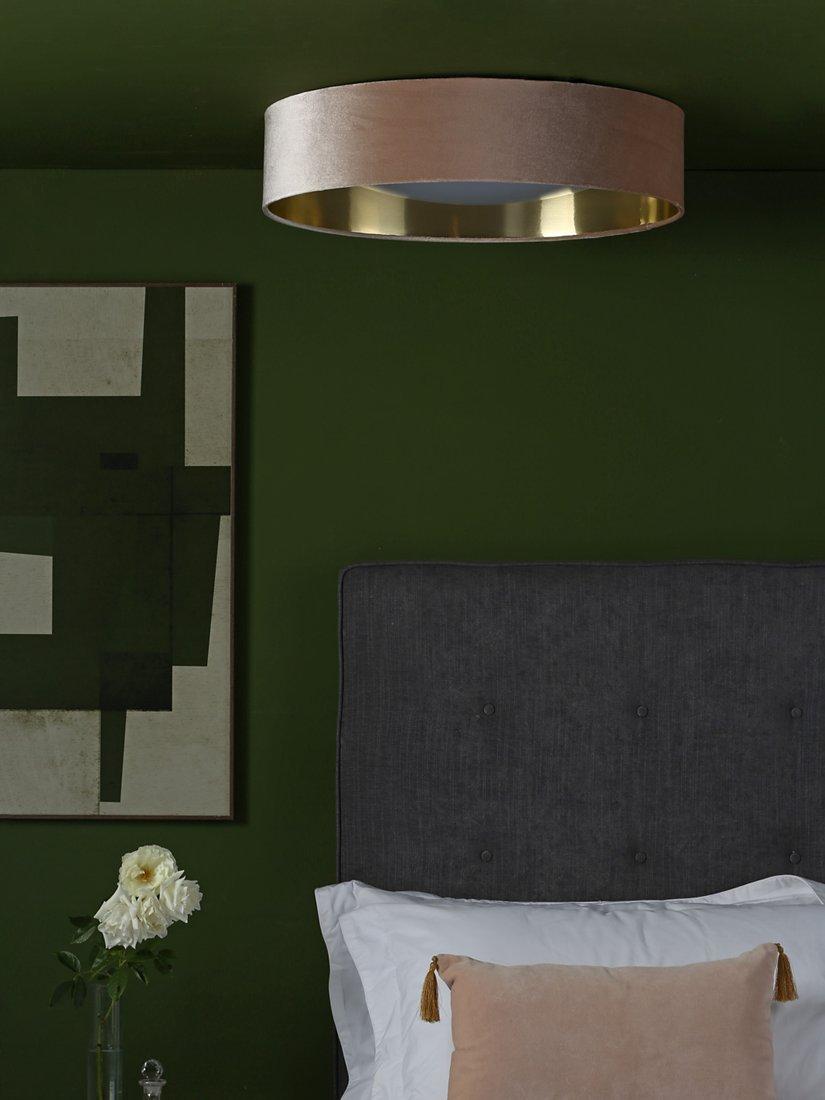 Där Nysa velvet flush ceiling light large (British brand)