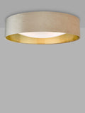Där Nysa velvet flush ceiling light large (British brand)