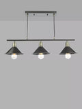 Där Jalen bar ceiling light graphite antique brass, imported from the UK
