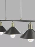 Där Jalen bar ceiling light graphite antique brass, imported from the UK