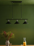 Där Jalen bar ceiling light graphite antique brass, imported from the UK