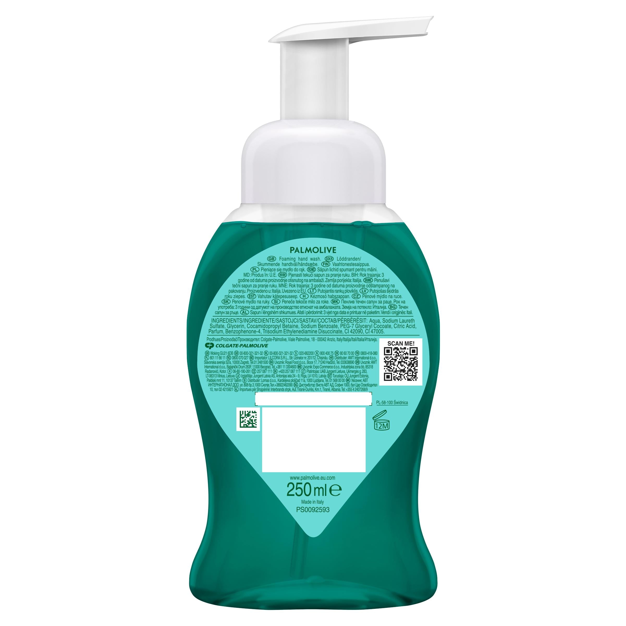 Palmolive colour changing foam hand wash 250ml, imported from the UK