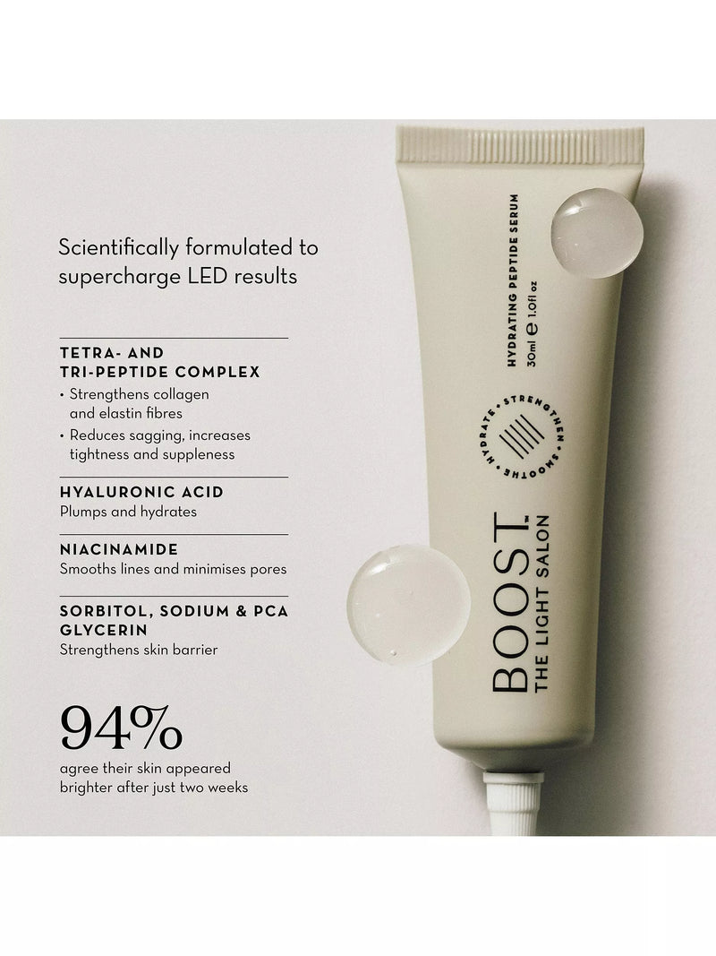 The Light Salon hydrating peptide serum 30ml - British product