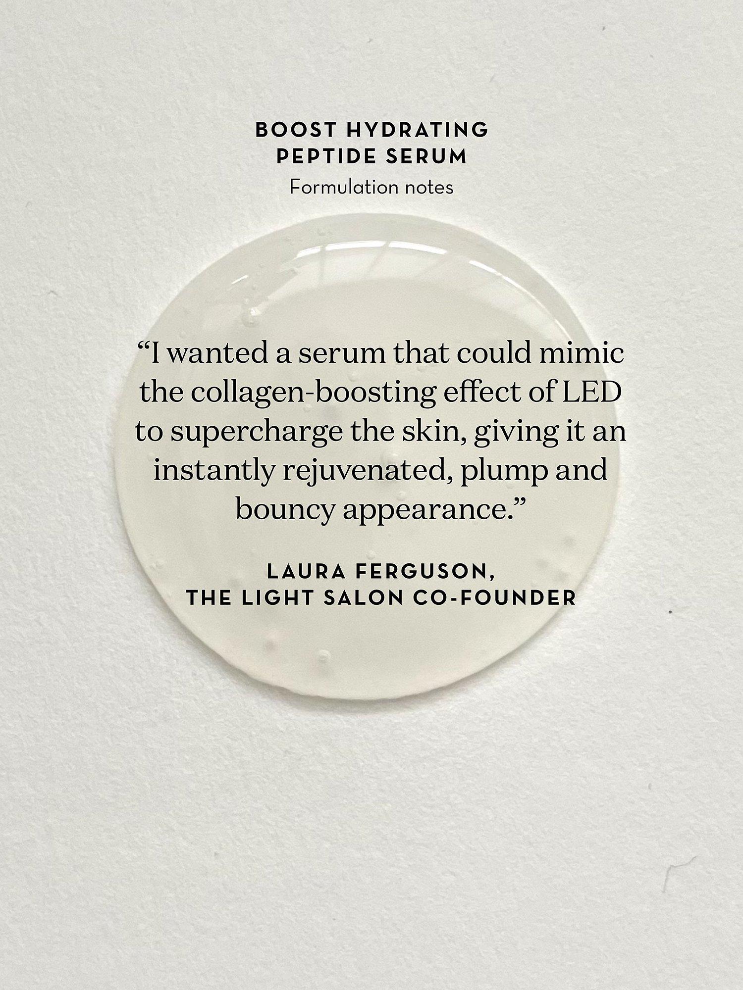 The Light Salon hydrating peptide serum 30ml - British product