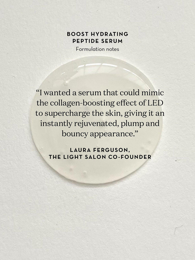 The Light Salon hydrating peptide serum 30ml - British product