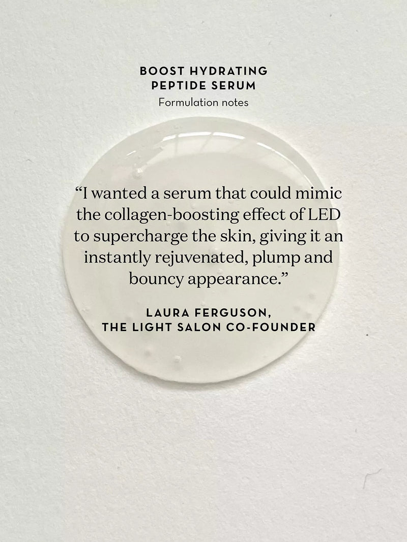 The Light Salon hydrating peptide serum 30ml - British product