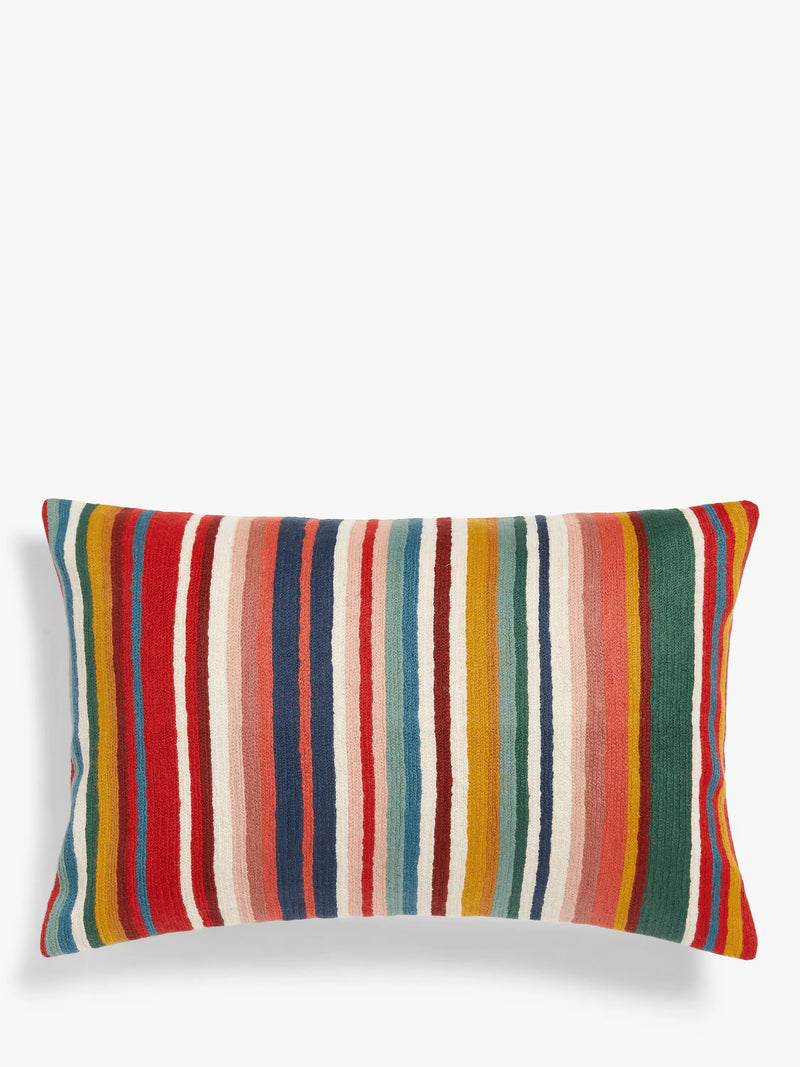 John Lewis Poncho Stripe Multi Cushion, UK version