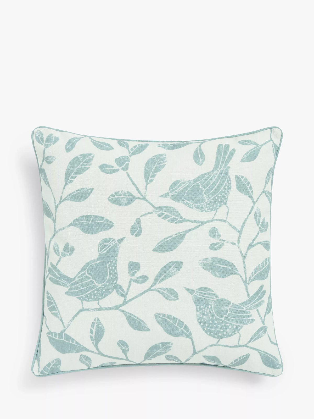 John Lewis Birdie cushion with digital printing and embroidery, UK version