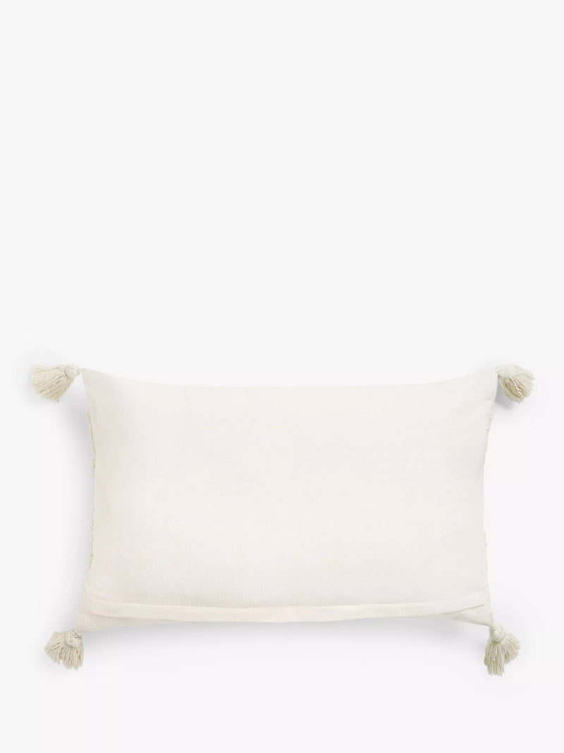 John Lewis tufted waves cushion 35x55cm, imported from the UK