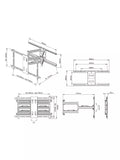 AVF outdoor TV wall mount 55-80 inch - British product