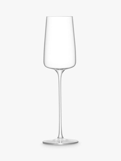 John Lewis LSA International Metropolitan Clear Glass Champagne Flutes, Set of 4, 230ml- Buy online at McGrocer