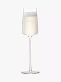 LSA International Metropolitan champagne flutes set of 4 230ml - British product