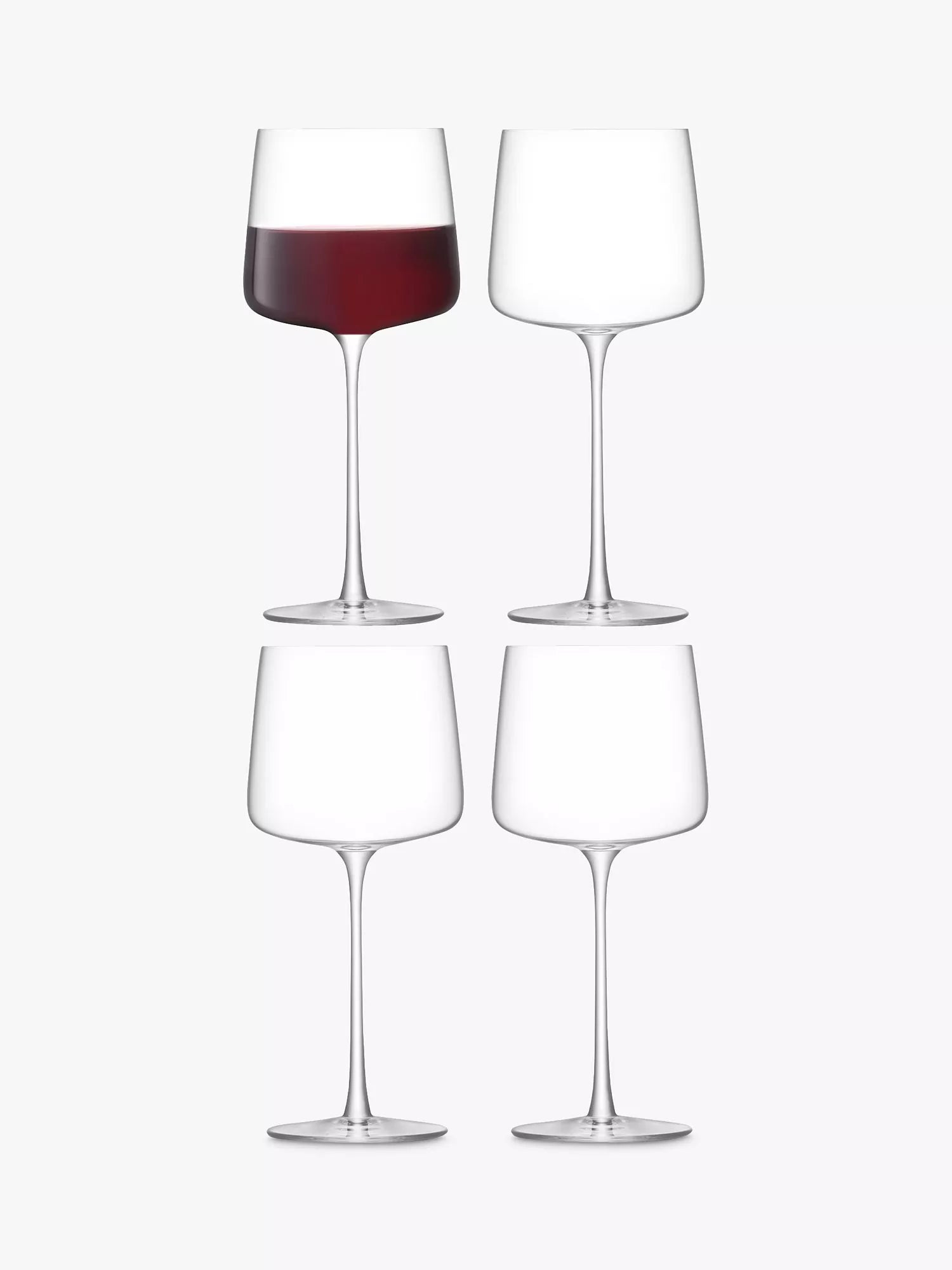 LSA International red wine glasses 400ml 4-piece, imported from the UK