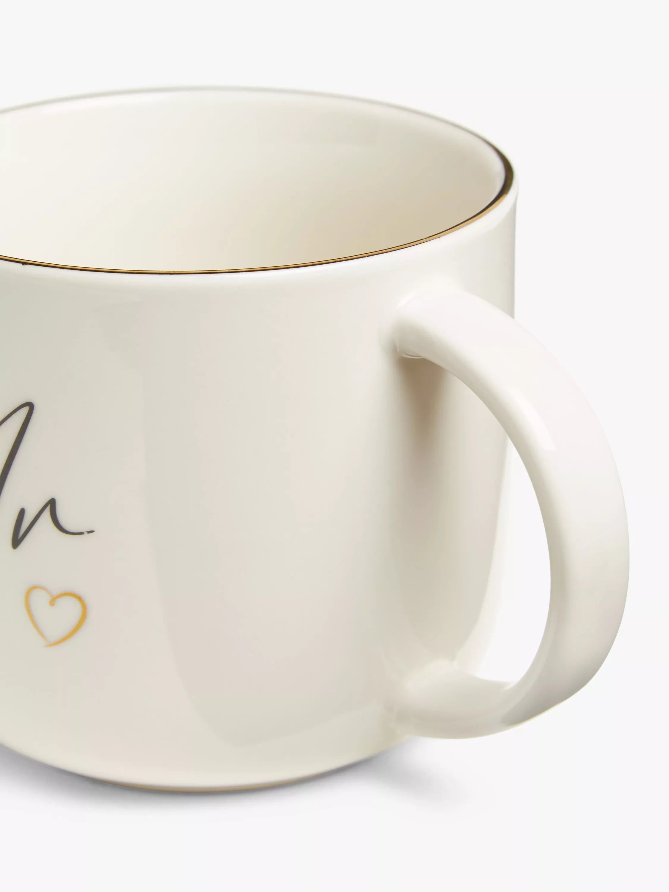 John Lewis fine china mug white 420ml, UK version