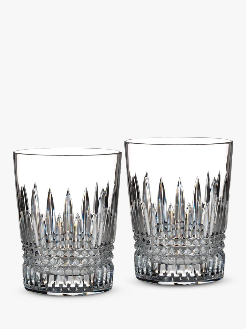 Crystal Glass Double Old Fashioned Tumbler Set of 2, 310ml Clear