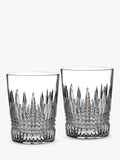 Crystal Glass Double Old Fashioned Tumbler Set of 2, 310ml Clear