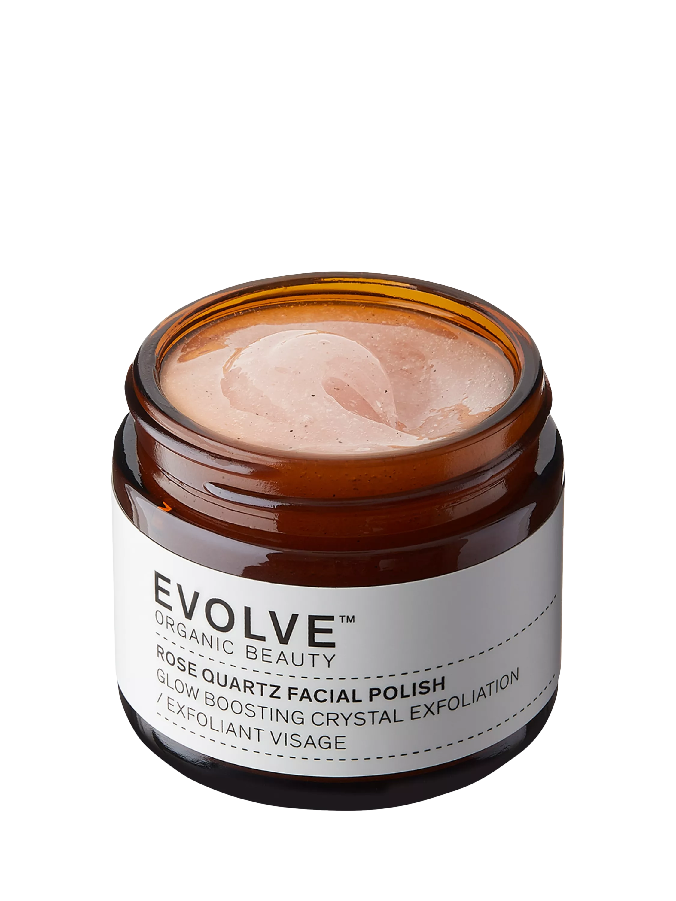 Evolve Organic Beauty Rose Quartz facial polish 60ml - British product