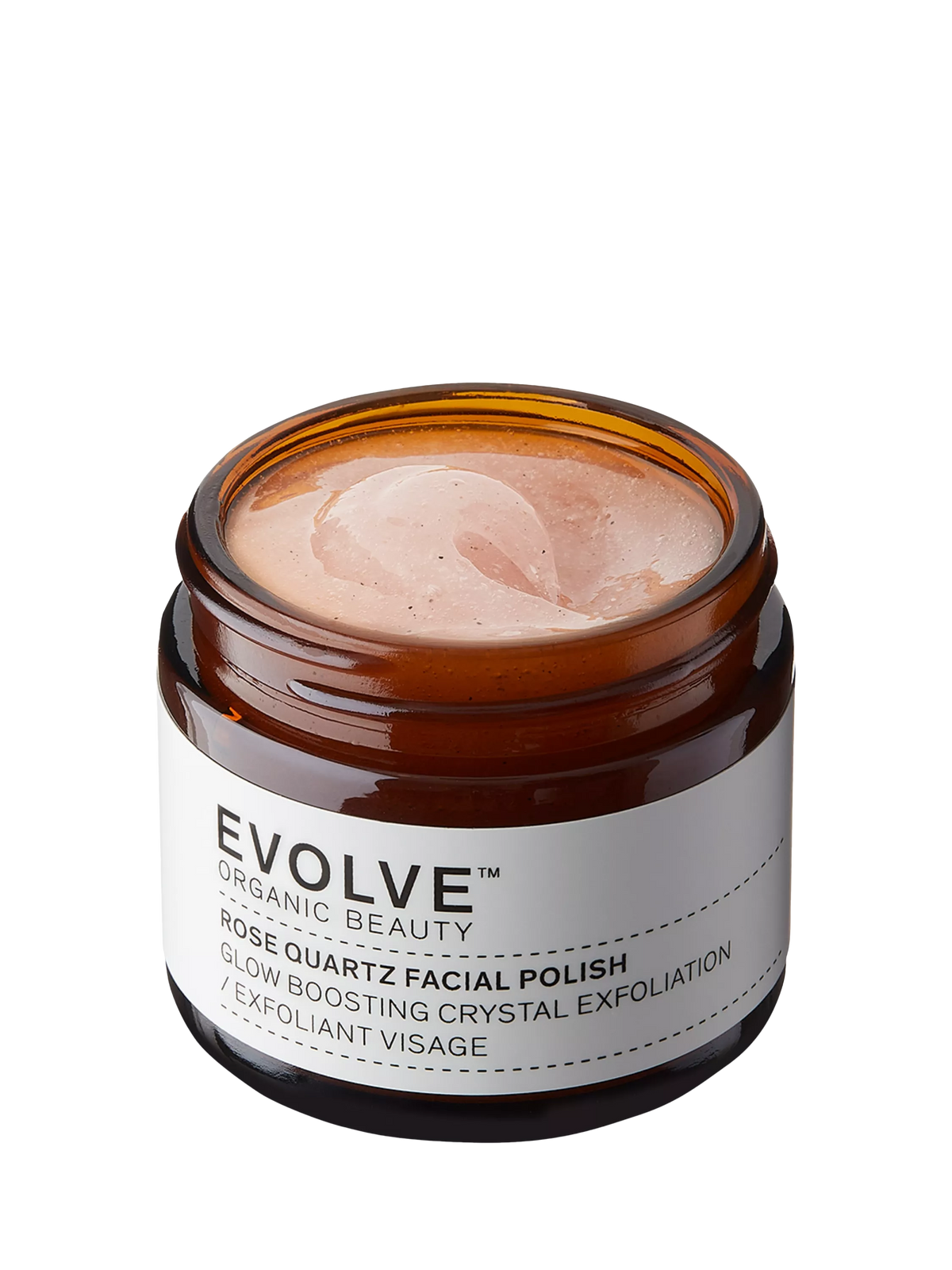 Evolve Organic Beauty Rose Quartz facial polish 60ml - British product