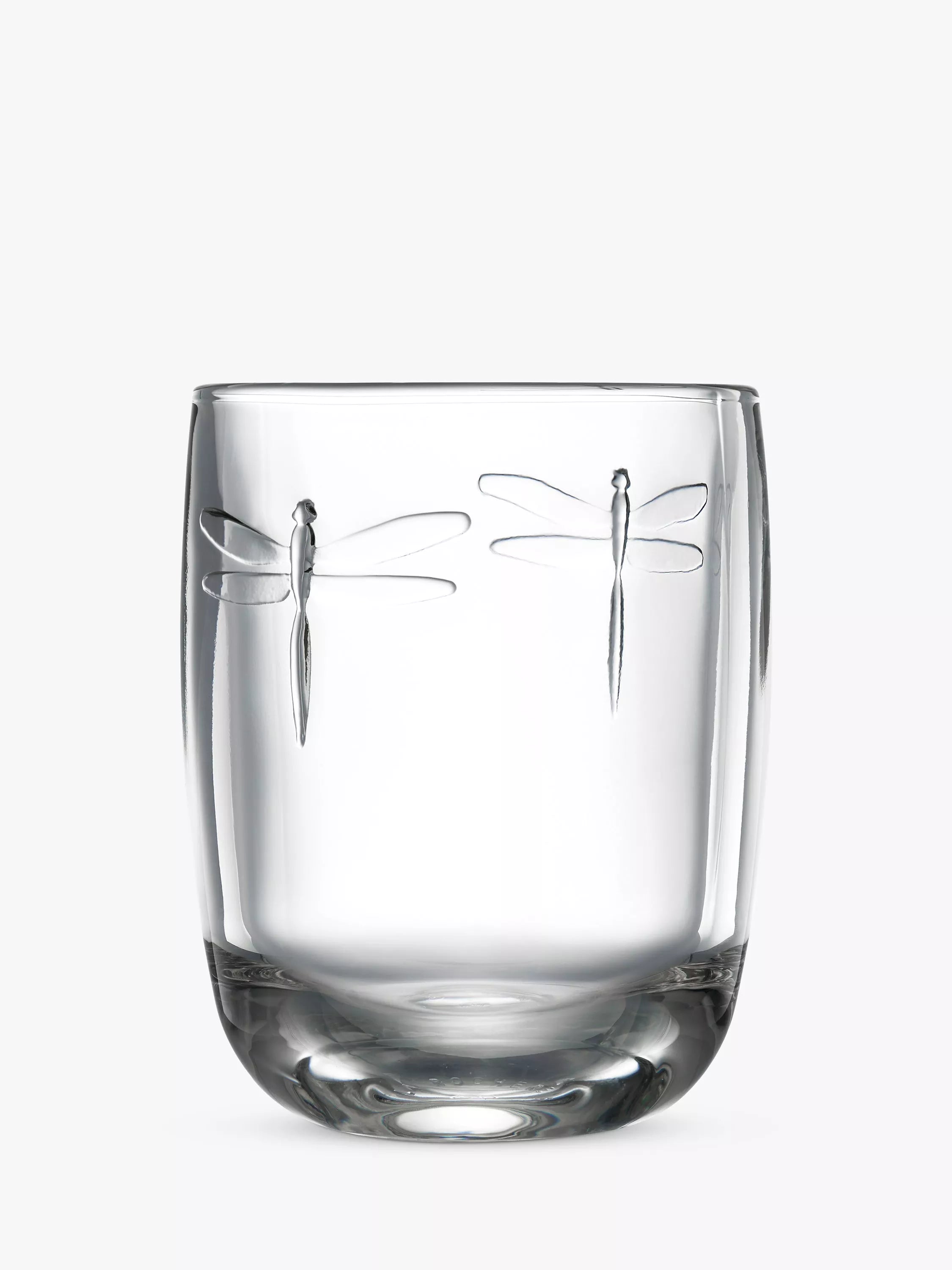 La Rochère Libellule glass tumblers clear set of 6 280ml, UK version