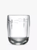 La Rochère Libellule glass tumblers clear set of 6 280ml, UK version