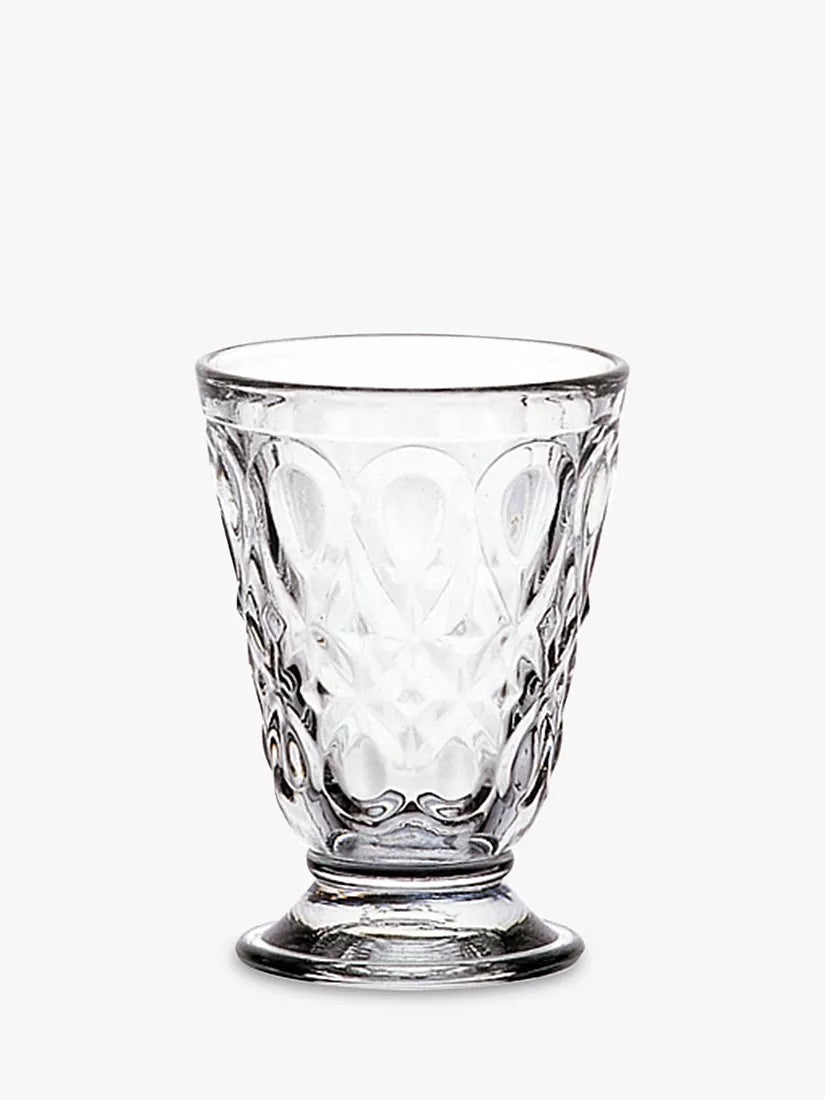 La Rochère Lyonnais clear footed glass tumblers set of 6 200ml, UK version