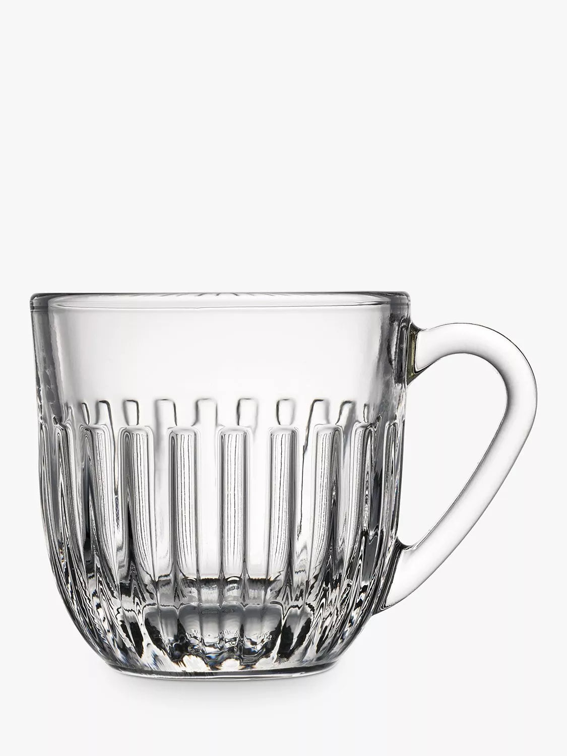 La Rochère Ouessant glass espresso mugs set of 6 (British brand)