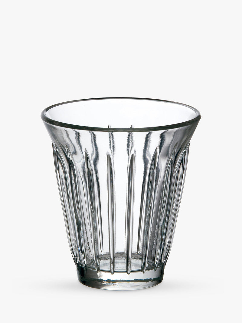 La Rochère Zinc coffee glass tumbler set, 190ml clear, UK version