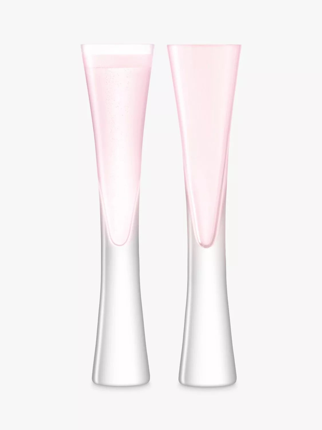 LSA International champagne flutes blush 170ml, UK version