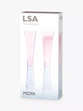 LSA International champagne flutes blush 170ml, UK version