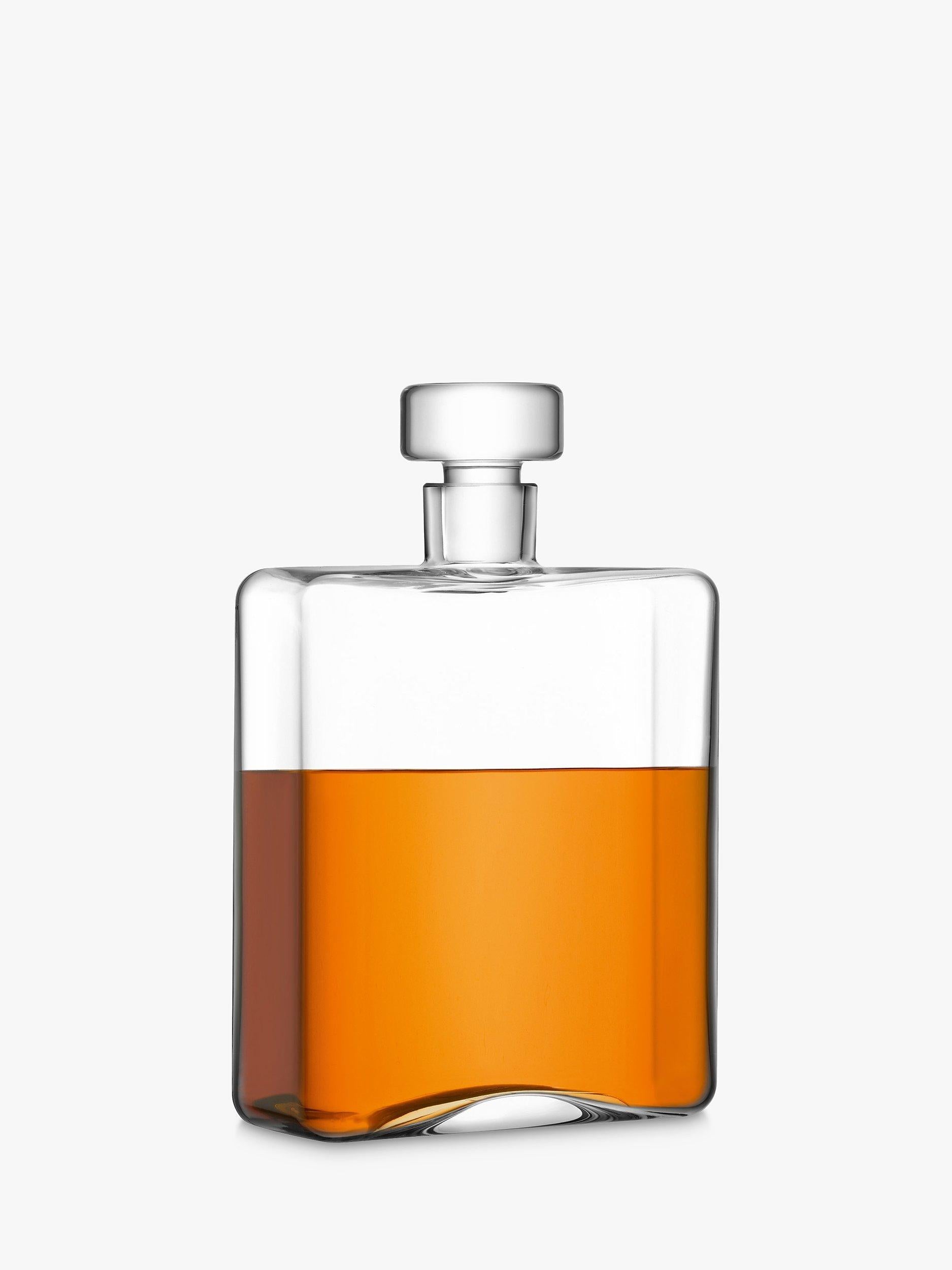 LSA International Cask Whisky Oblong Decanter 1L (British brand)