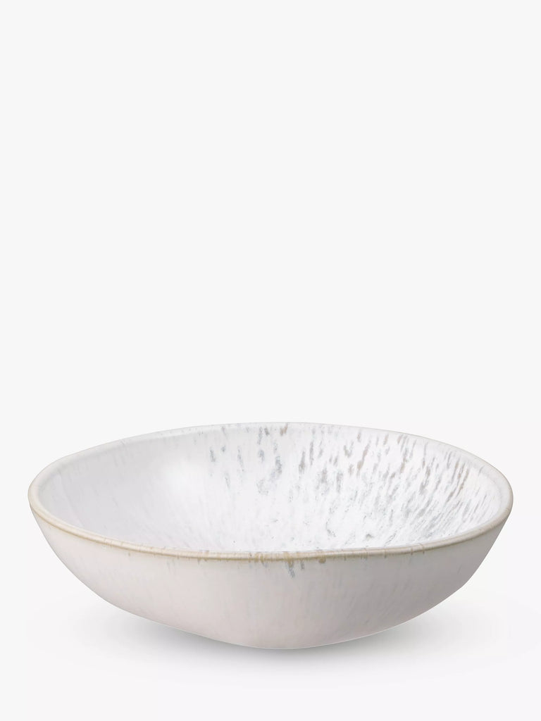 Denby Kiln Stoneware Medium Organic Serving Bowl, 19cm, Natural