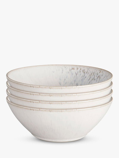 John Lewis Set of 4 Stoneware Cereal Bowls, 16.5cm, Natural Finish- Buy online at McGrocer