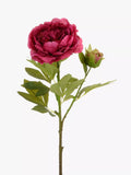 Floralsilk Artificial Peony Spray