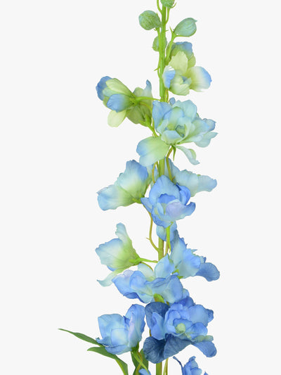 John Lewis Floralsilk Blue Delphinium Artificial Flower Spray- Buy online at McGrocer