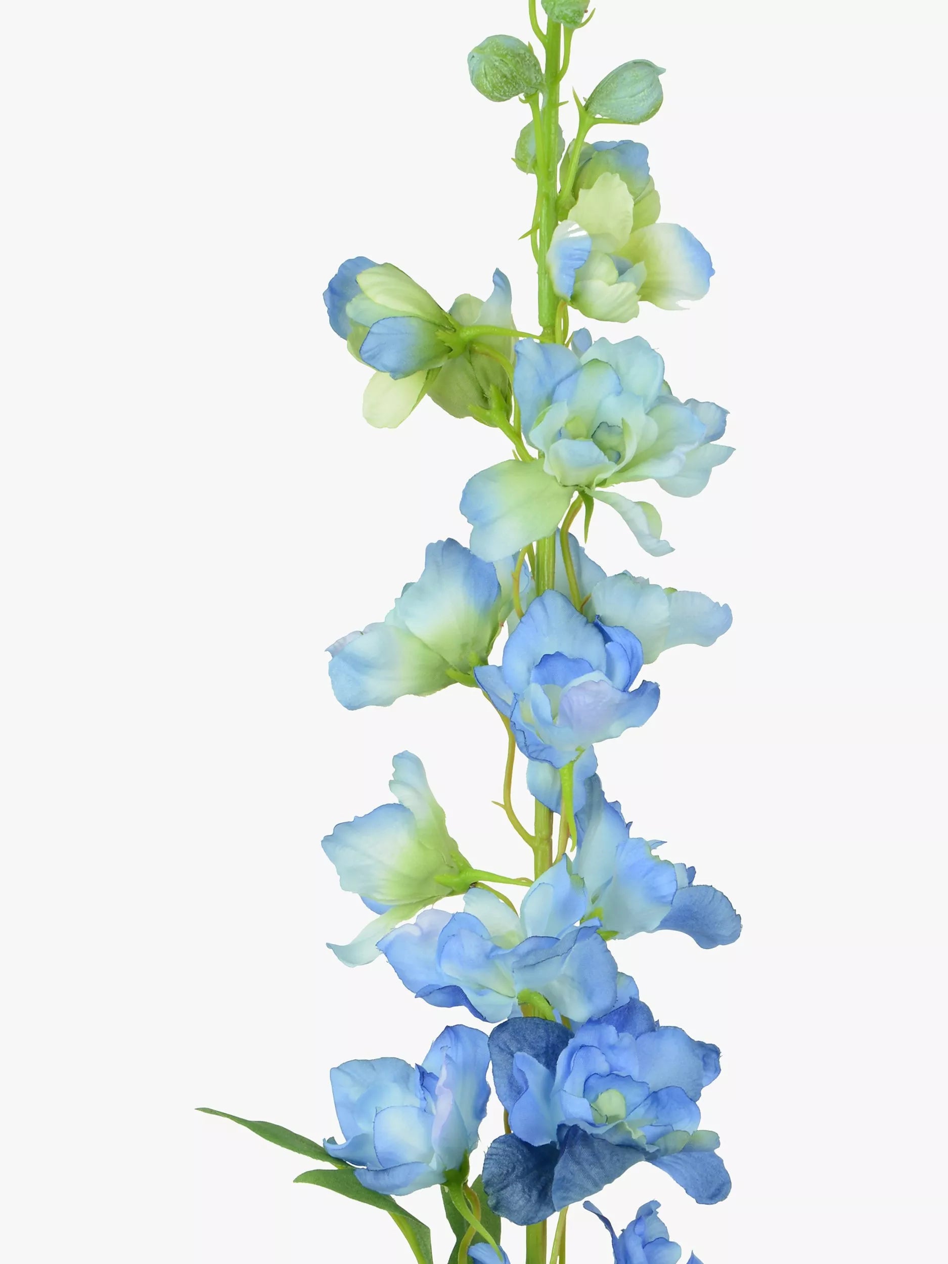Floralsilk artificial delphinium spray blue - British product