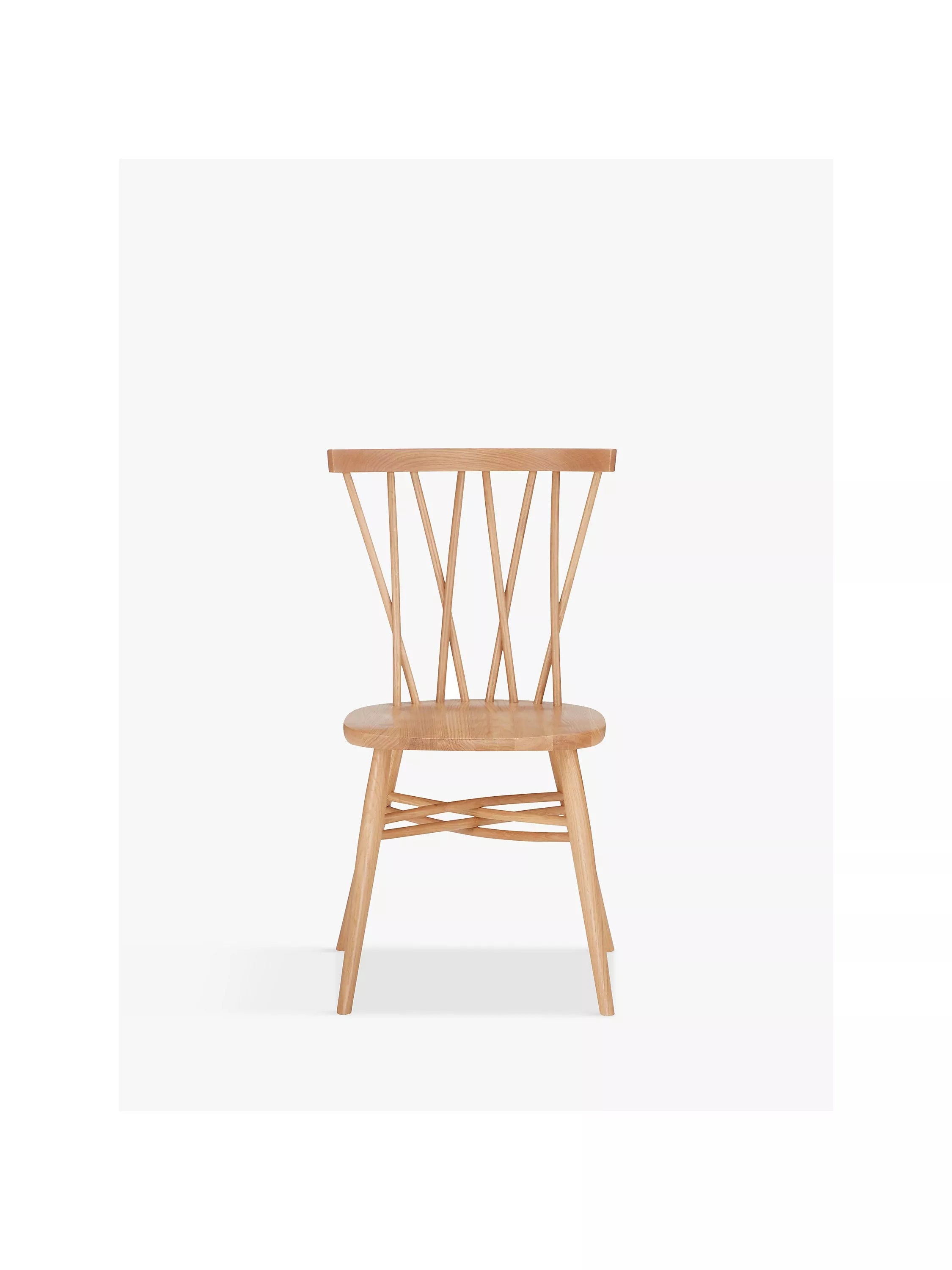 ercol Shalstone oak dining chair fully assembled (British brand)