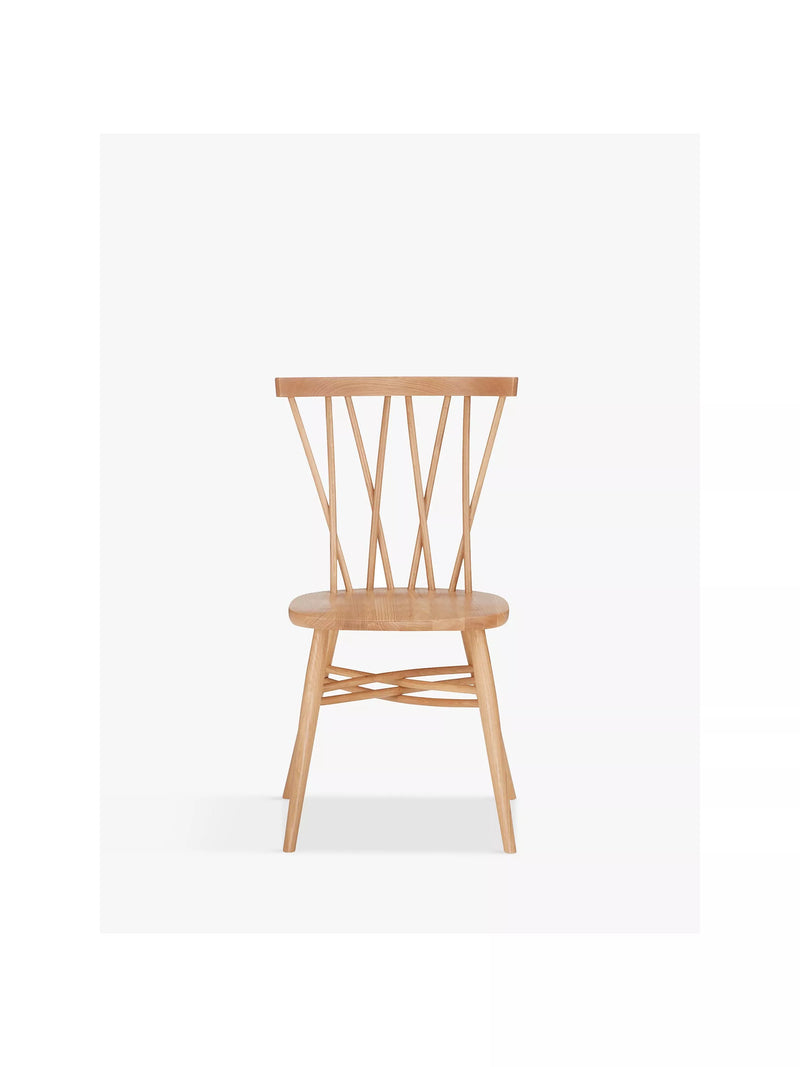 ercol Shalstone oak dining chair fully assembled (British brand)