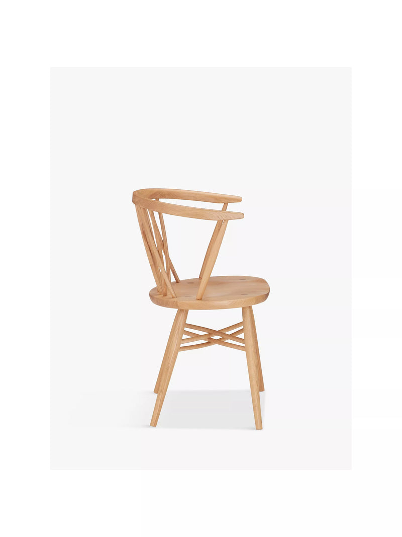 ercol Shalstone dining armchair oak (British brand)