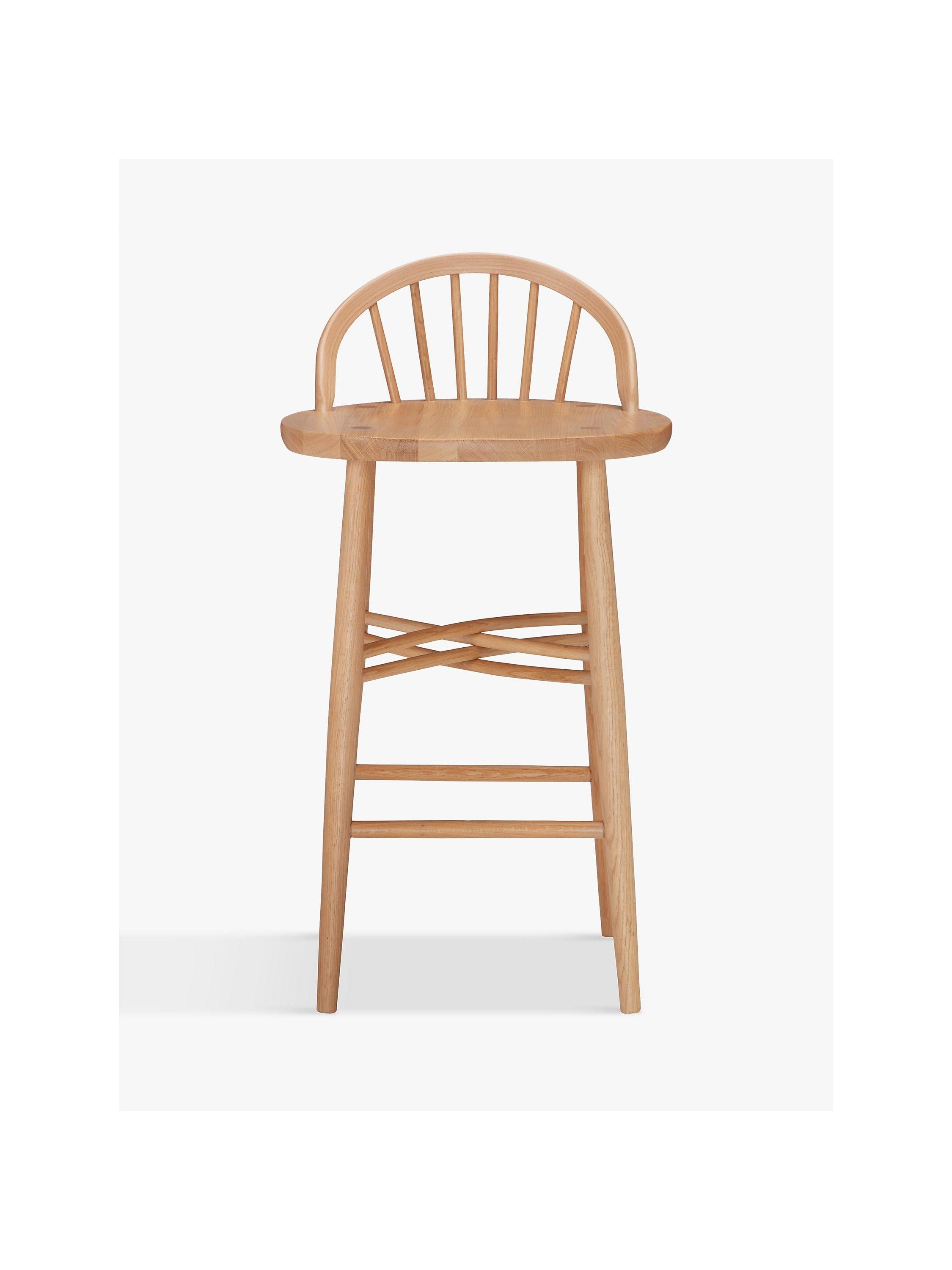ercol Shalstone bar stool in oak, imported from the UK
