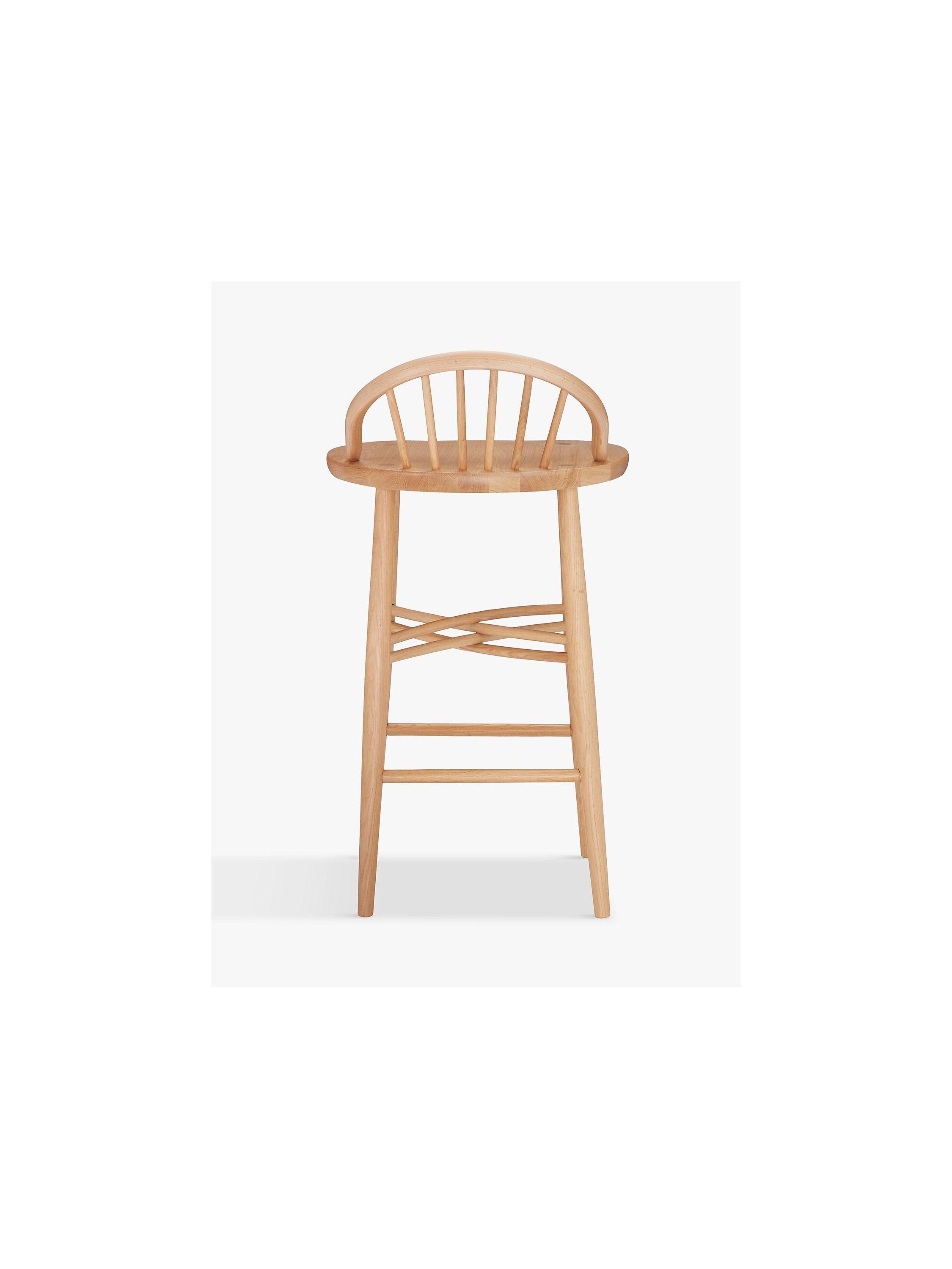 ercol Shalstone bar stool in oak, imported from the UK