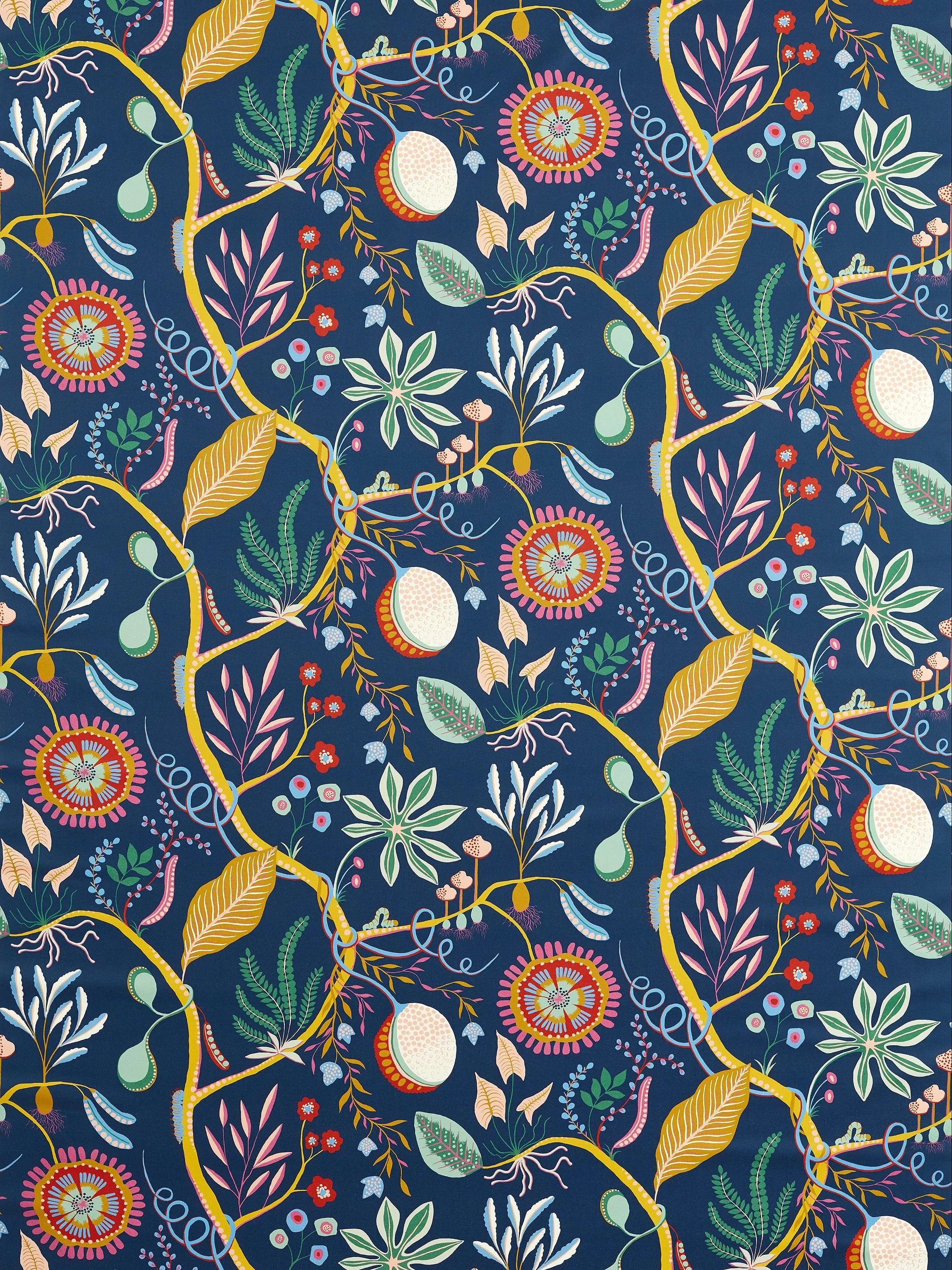 Scion Jackfruit and the Beanstalk furnishing fabric - British product
