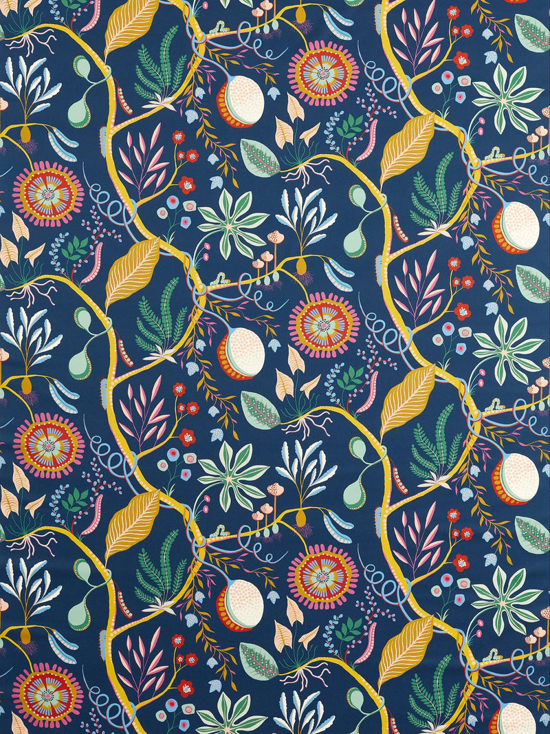Scion Jackfruit and the Beanstalk furnishing fabric - British product