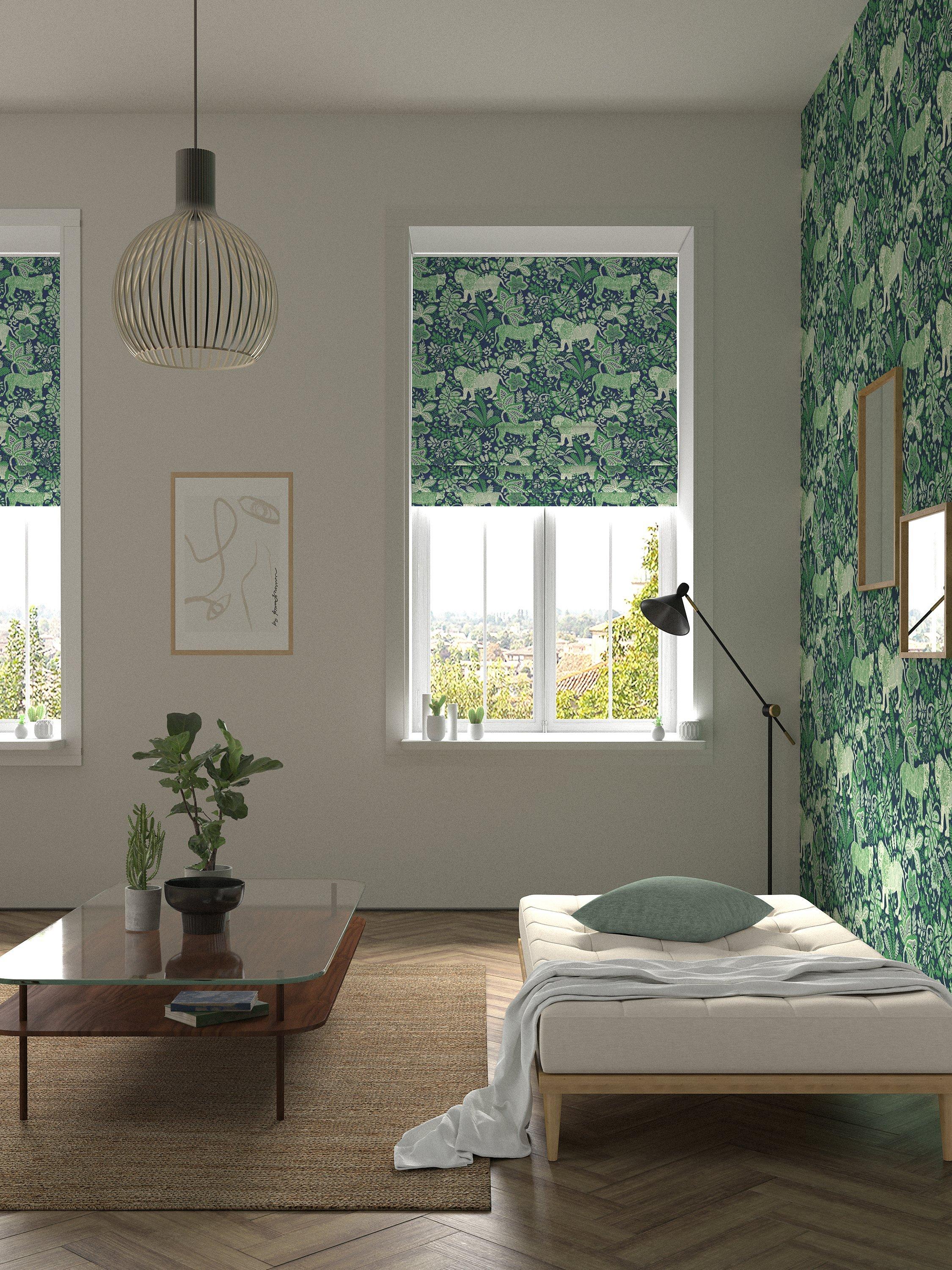 Scion Rumble in the Jungle furnishing fabric - British product